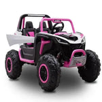 Load image into Gallery viewer, 12V Kids Ride-On Buggy –Super Hawk UTV Ride-On Jeep - Pink -