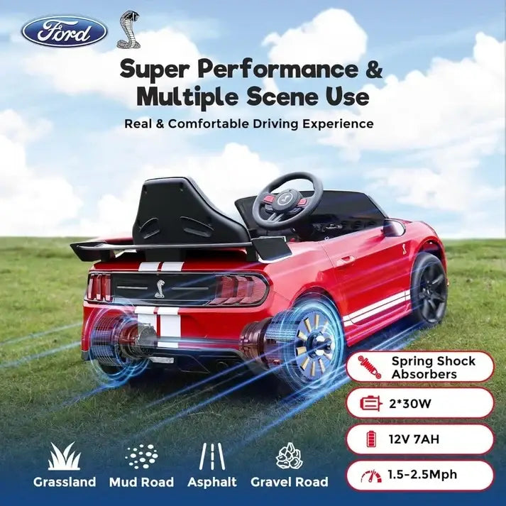 12V Kids Sports Car Ride-On – Big Style, Safe Fun , Little Driver Adventures
