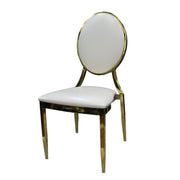 Jilphar Furniture Stainless Steel Gold Dining Chair JP1356-GCC Home Center