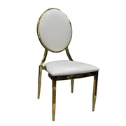 Jilphar Furniture Stainless Steel Gold Dining Chair JP1356-GCC Home Center