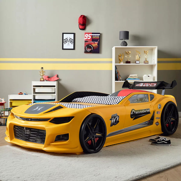 Champion Car Bed For Kids - 90x190 cm-GCC Home Center