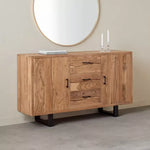 Load image into Gallery viewer, 2-Door Live Edge Solid Wood Sideboard with 3 Drawers