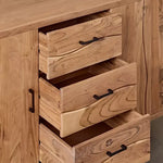 Load image into Gallery viewer, 2-Door Live Edge Solid Wood Sideboard with 3 Drawers