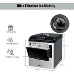 Load image into Gallery viewer, 2 in 1 Ice Maker Machine with Cold Water Dispenser, 12pcs S/M/L Size Ice Cube ready in 10 Minutes, 48LBS/24H,Stainless Steel Ice Machine with Ice Scoop,1 Year Warranty