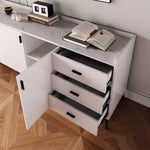 Load image into Gallery viewer, 2 Meter 3-Door Sintered Stone Top Large Sideboard with 3 Drawers