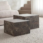 Load image into Gallery viewer, 2-Piece Coffee Table Set, Modern Design With A Marble-Look Finish-GCC Home Center
