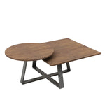 Load image into Gallery viewer, 2-Piece Cross-Leg Nesting Table Set for Stylish &amp; Space-Saving Interiors
