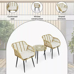 Load image into Gallery viewer, 2-Seater Outdoor Patio Set with Cushions