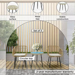 Load image into Gallery viewer, 2-Seater Outdoor Patio Set with Cushions