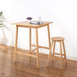 Load image into Gallery viewer, 2-Seater Solid Wood High Dining Set