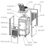 Load image into Gallery viewer, 2 Ton Industrial Portable AC, 15L Water tank Air Cooler