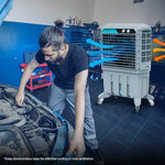 Load image into Gallery viewer, 200L commercial Portable Industrial Evaporative Air Cooler, indoor and outdoor areas, with strong wheels &amp; brakes