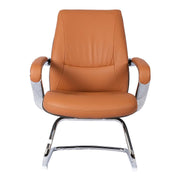 Modern Design PU leather High Back Office Chair With Metal Leg And Lumbar Support-GCC Home Center