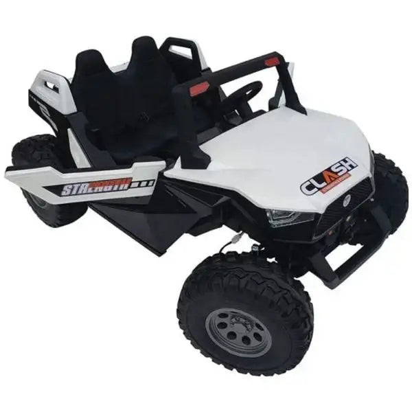 24V RS UTV Clash Buggy Electric Ride On Car - White