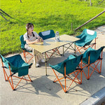 Load image into Gallery viewer, 2pcs Foldable Camping Chairs, Lightweight Folding Beach Chairs, Portable Patio Lawn Quad Chairs with Side Pocket-GCC Home Center