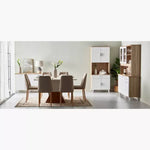 Load image into Gallery viewer, 3-Door Kitchen Cabinet with Drawer and Hutch
