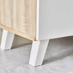 Load image into Gallery viewer, 3-Door Kitchen Cabinet with Drawer and Hutch