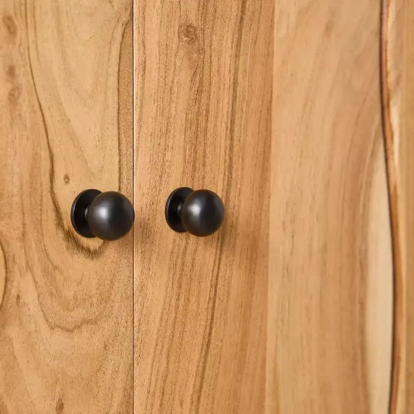3-Door Live Edge Solid Wood Sideboard