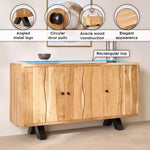 Load image into Gallery viewer, 3-Door Live Edge Solid Wood Sideboard