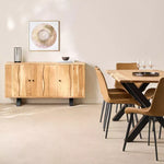 Load image into Gallery viewer, 3-Door Live Edge Solid Wood Sideboard