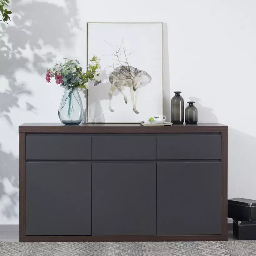 3-Door Sideboard with 3 Drawers