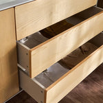 Load image into Gallery viewer, 3-Drawer Dresser with Mirror, Modern Engineered Wood Dressing Table For Bedroom-GCC Home Center