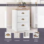 Load image into Gallery viewer, 3-Drawer Nightstand – White