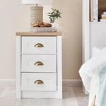 Load image into Gallery viewer, 3-Drawer Nightstand – White