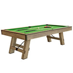 Load image into Gallery viewer, 3 in 1 8ft Pool Billiard Table + Household Table Tennis Table + meeting or dining table Multi Function Game Table - Green