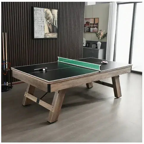 3 in 1 8ft Pool Billiard Table + Household Table Tennis Table +  meeting or dining table Multi Function Game Table-GCC Home Center