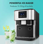 Load image into Gallery viewer, 3-in-1 Countertop Ice Maker Machine – Ice Cubes, Crushed Ice &amp; Cold Water Dispenser with Touch LCD