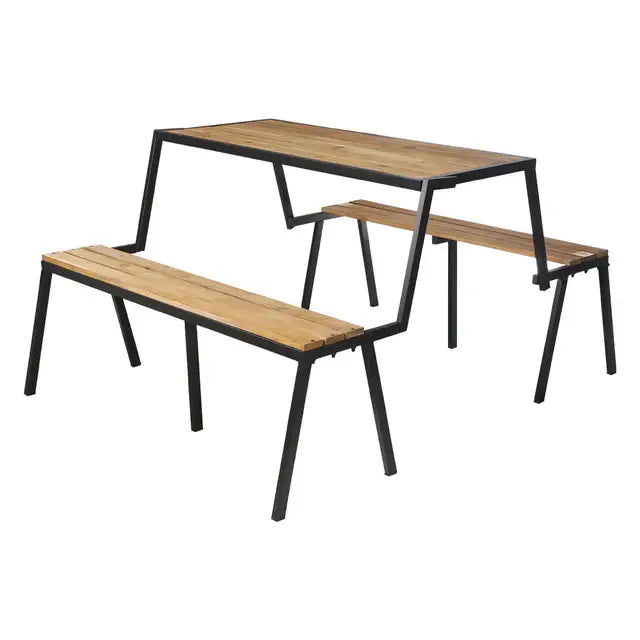 3 In 1 Folding Bench and Table For Gardens-GCC Home Center