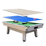 Load image into Gallery viewer, 3 in 1 Multi Game Billiard Pool Table with Tennis Table Dining Table Top 8ft-MDF Cushion Material