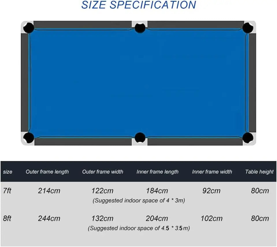 3 IN 1 Professional Billiard Pool Tables