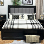 Load image into Gallery viewer, 3 Pcs. Queen Bedroom Set