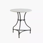 Load image into Gallery viewer, 3-Piece Balcony Set, Marble Top &amp; Stainless Steel Frame