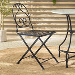 Load image into Gallery viewer, 3-Piece Balcony Set, Marble Top &amp; Stainless Steel Frame