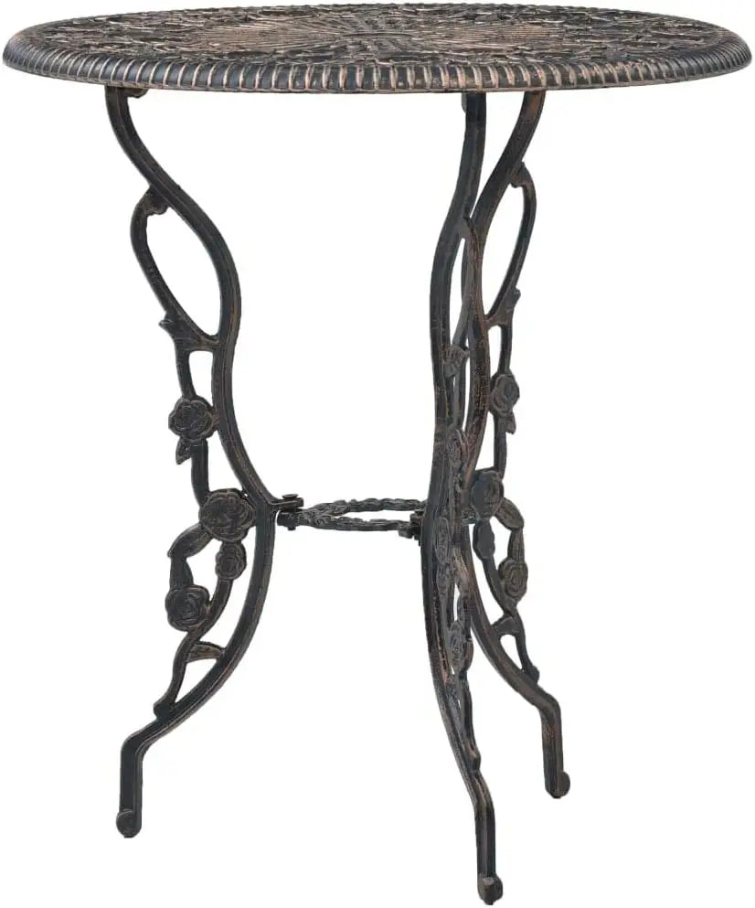 3-Piece Cast Aluminium Bistro Set – Weather-Resistant Outdoor Table & Chairs for Garden, Balcony, Patio & Terrace**