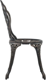 Load image into Gallery viewer, 3-Piece Cast Aluminium Bistro Set – Weather-Resistant Outdoor Table &amp; Chairs for Garden, Balcony, Patio &amp; Terrace**