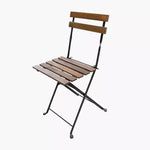Load image into Gallery viewer, 3-Piece Folding Balcony Set – Acacia Wood &amp; Steel