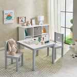 Load image into Gallery viewer, 3-Piece Kids’ Study Table and Chair Set