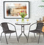 Load image into Gallery viewer, 3-Piece Outdoor Bistro Set – Compact Patio Table &amp; 2 Chairs for Balcony, Garden, Porch &amp; Courtyard**