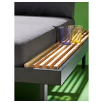 Load image into Gallery viewer, 3-Seat Outdoor Conversation Set, 2-Seat Sofa, Coffee Table And Chaise Longue With Side Table