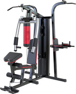 Load image into Gallery viewer, 3 Station Multi Gym Cable Machine: Complete Home &amp; Commercial Gym Solution