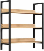 Load image into Gallery viewer, 3-Tier Industrial Ladder Shelf – Lite Brown (93x60x30cm)