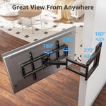 Load image into Gallery viewer, 30 Inch Long Arm TV Wall Mount for Most 42-75 Inch TVs, Full Motion Corner Wall Mount TV Bracket with Extension &amp; Tilt &amp; Swivel Articulating Arm, Max VESA 600x400mm and Up to 99 lbs