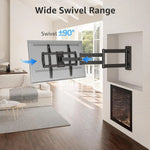 Load image into Gallery viewer, 30 Inch Long Arm TV Wall Mount for Most 42-75 Inch TVs, Full Motion Corner Wall Mount TV Bracket with Extension &amp; Tilt &amp; Swivel Articulating Arm, Max VESA 600x400mm and Up to 99 lbs