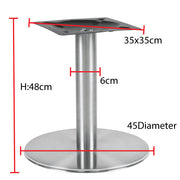 Jilphar Furniture Low Height SS Table Base JP3007-GCC Home Center