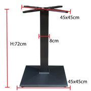 Jilphar Furniture Heavy duty Cast Iron Table Base JP3008-GCC Home Center