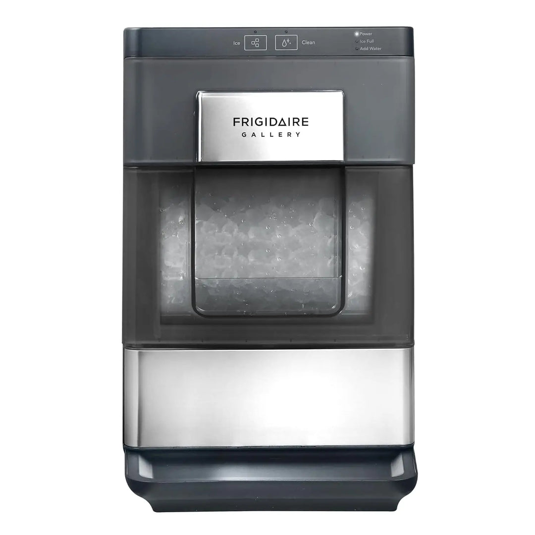 Arabian Mall 33 Lbs. Countertop Nugget Ice Maker with Stainless Steel Trim – Sleek Black